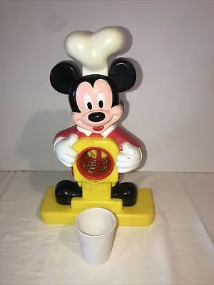 Mickey Mouse Sno-Cone Maker Shaved Ice Vintage Walt Disney Cup Manual • $15.95