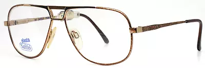 Vintage SAFILO Sporting 3668 21P Tortoise Gold Mens Aviator Eyeglasses 55-13-140 • $29.99