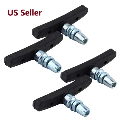 $7.65 • Buy 2 Pair Mountain Bike  Cycling V Brake Holder Pads   Rubber Durable  Performance
