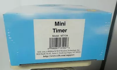 X 10 Wireless Technology Inc. Mini Timer Model Mt13a NEW IN BOX • $25