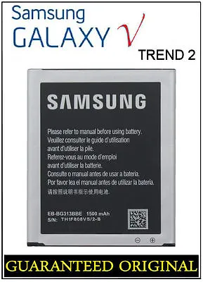 ORIGINAL SAMSUNG GALAXY V G313HN TREND 2 BATTERY EB-BG313BBE 1500mAh • £18.59