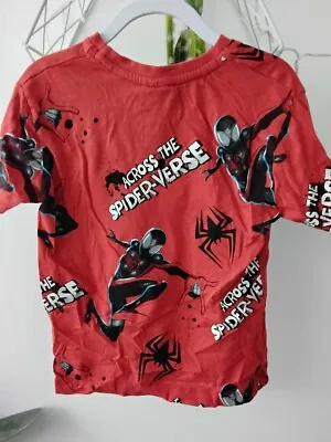 Primark Marvel Boys Spiderman T Shirt Aged 4-5yrs • £2.25