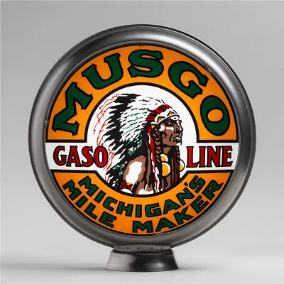 Musgo 13.5  Gas Pump Globe W/ Steel Body (G153) • $214.75