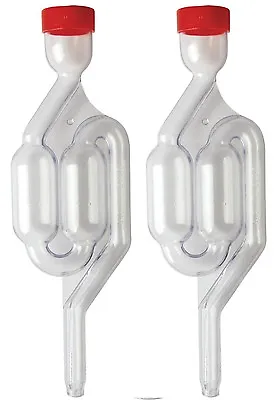 2 X Chambers Airlock For Fermenteg For Beer Wine Or Cider Making Free DeliveryUK • £4