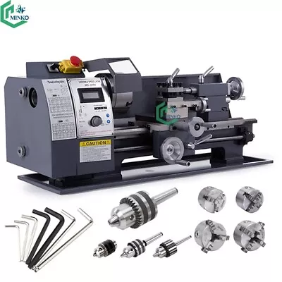 Cnc Mini Lathe Machine Bench Lathe Metal 600mm Manual Lathe Machine Price • $1330