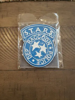 Raccoon Police Department S.T.A.R.S. Patch  PVC Blue And White  • $0.99