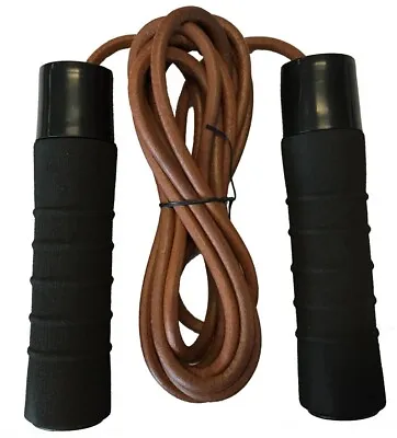 New Leather Skipping Jump Rope Cardio Fitness Gym Exercise Sports Training • $18.04