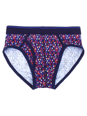 £5.99 • Buy Ex-M & S Cool & Fresh Purple/Red Geo Cotton-Rich Mens Briefs - 2-Pack - BNWOT