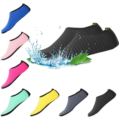 Water Shoes Men Women Skin Socks Aqua Surf Beach Yoga Swim Barefoot Quick-Dry • $7.81