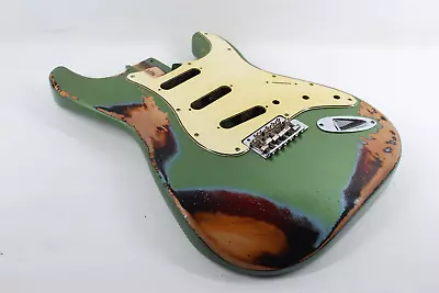 MJT Official Custom Vintage Aged Nitro Guitar Body Mark Jenny VTS Ice Green • $299