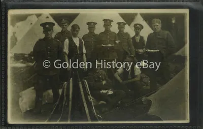 Real Soldier Military Portrait Photo Kent Royal East  Buffs Regiment Rp Postcard • £19.99