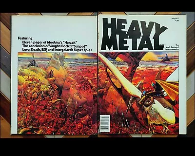 HEAVY METAL VOL. 1 #4 VG/FN (HM 1977) MOEBIUS Wrap Cover! Corben & Bode Art • $39.98