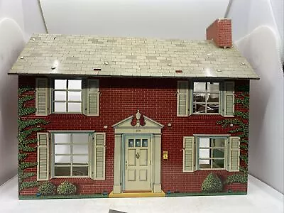 MARX Tin Metal Two Story Colonial Dollhouse Vintage 1950s • $60