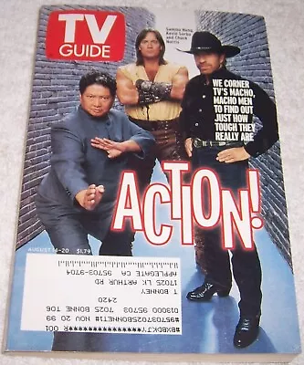 TV Guide Magazine August 14-20 1999 Sammo Hung Kevin Sorbo Chuck Norris • $4.99