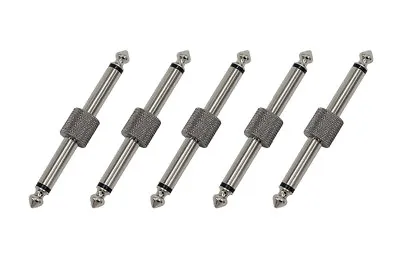 5 PCS Sonicake Pedal Coupler Straight Type Guitar Effect Connector 1/4 Inch • $23.99