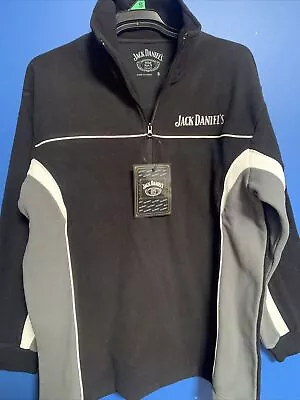 Jack Daniels Old No 7 Tennessee Whiskey Fleecy Zip Jumper Jacket Mens Size Small • $39.99