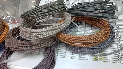 18ft Coil FACTORY TWISTED PAIR Western Electric 22ga ClothSILK • $18.90