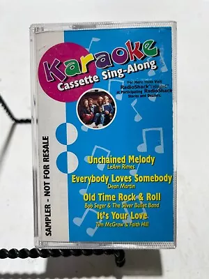 Karaoke Cassette Sing-Along Sampler LeAnn Rimes Dean Martin Tim McGraw FaithHill • $27.99