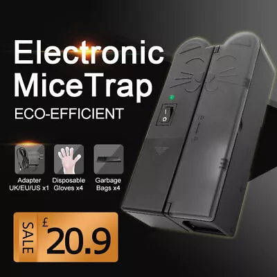 £19.99 • Buy Electronic Mouse Trap Mice Rat Killer Pest Victor Control Electric Zapper Rodent