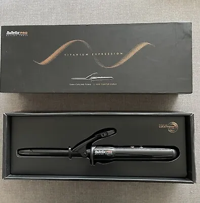 Brand New Babyliss Pro Hair Tongs 13mm Titanium Expression Curling Tong RRP£42 • £27