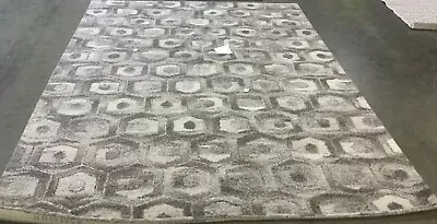 GREY / BEIGE 8' X 10' Back Stain Rug Reduced Price 1172663253 ABT623F-8 • $238