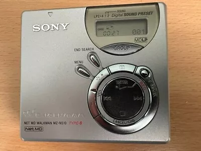 Sony Minidisc Player Recorder MZ-N510 Type S • £49.99