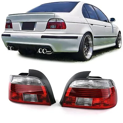 For BMW 5 Series E39 Sedan Facelift 00-03 Tail Lights Tail Lights In Clear Red • $215.51
