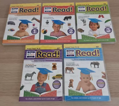 Your Baby Can Read Early Language Interactive Development System 5 Dvd Set • £31.01