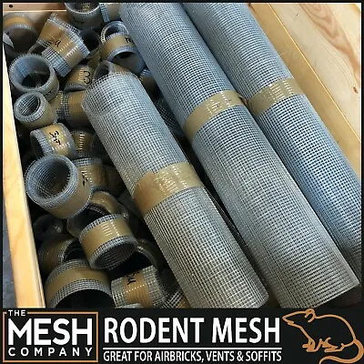 RatMesh Rodent Proofing Wire Metal Mesh Blocks Rats & Rodents-BARGAIN SHORT ROLL • £8.99
