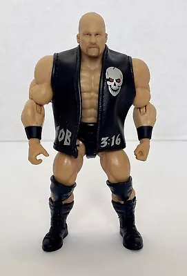 WWE MOTU CUSTOM Mattel SuperStars SCSA STONE COLD STEVE AUSTIN Wrestling Figure • $19.99