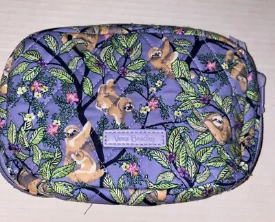 Vera Bradley Cord Organizer Tech Case In Hanging Around Purple Sloths NWT • $44.99