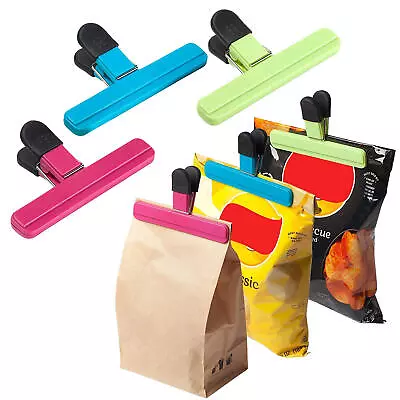 6pcs ABS Sealing Bag Clip Sealer Clamp Kitchen Storage Food Snack Clips Tool NEW • $13.64