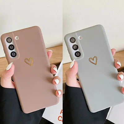 Cute Love Case For Samsung A13 A52 A53 S20 FE S21 S22 Shockproof TPU Soft Cover • £3.59