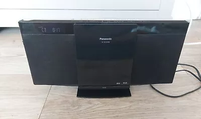 PANASONIC Compact Stereo System SC-HC25DB CD DAB FM Radio Ipod Dock Black • £34.99