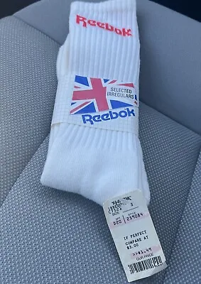 Vintage Reebok Tube Socks 1990 Awesome New Old Stock Spell Out • $58.23