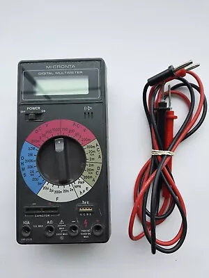 Micronta Digital Multimeter  22-194 HFE Includes Leads Working Condition • $24