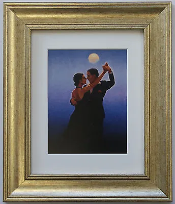 Tango Dancers By Jack Vettriano Framed & Mounted Art Print Gold • £24