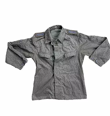 Vintage EAST GERMAN Camouflage Camo RAIN DROP Shirt Jacket Military ARMY M48 • $39.99