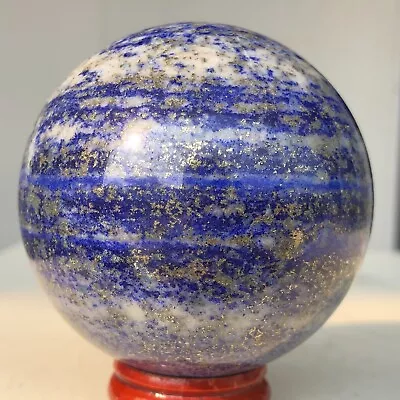 374g Natural Lapis Lazuli Quartz Crystal Sphere Mineral Specimen Healing R13 • $0.64