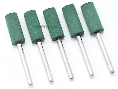 5pcs 8mm Rubber Polishing Buffing Burr Lab For Rotary Grinder Drill Bit Tool • $7.35