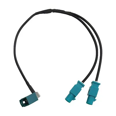 24cm Fakra Z Female Jack To 2 Male Plug Connector Adapter Car Antenna Cable • £11.26