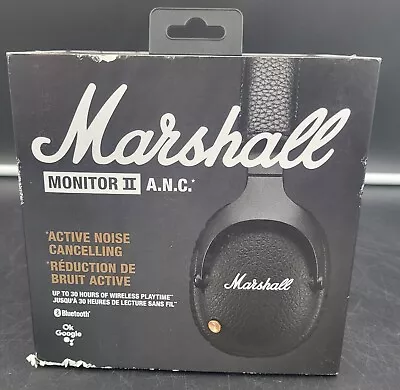 MARSHALL MONITOR II A.N.C: BT Wireless Headphone *BRAND NEW SEALED SEE PICS* • $219.48