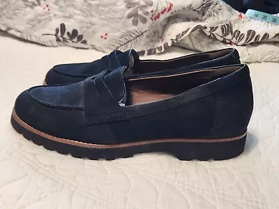 Womens Earthies Black Loafers Size 8.5 Leather • $15