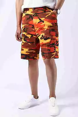 Mens Casual Street Cargo Shorts Army Military BDU Camo Shorts Work Shorts • $29.99