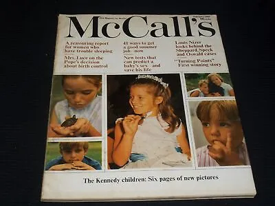1967 February Mccall's Magazine - The Kennedy Children Front Cover - E 1182 • $45