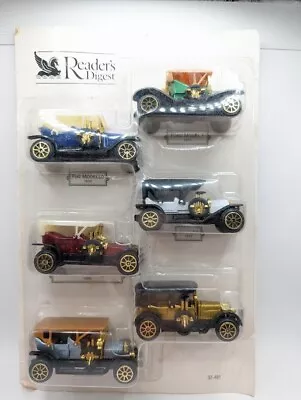 Readers Digest Set Of Vintage Car Miniatures 6 Cars 1906-1914 Era Unopened • £3.99