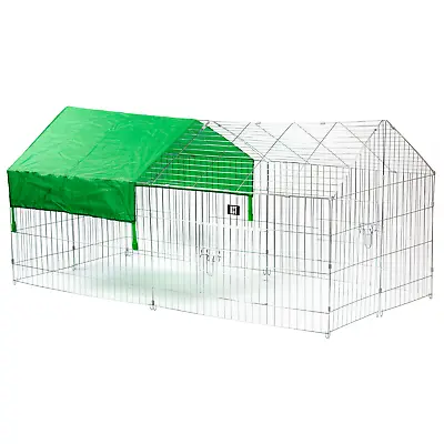 £38.95 • Buy Kct Medium Apex Roof Pet Playpen Enclosure Outdoor Metal Folding Dog Run Fence