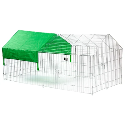 £38.95 • Buy Kct Medium Apex Roof Pet Playpen Enclosure Outdoor Metal Folding Dog Run Fence