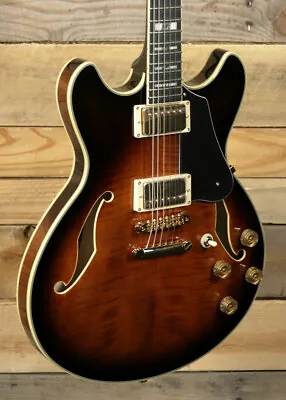 Ibanez John Scofield Signature JSM100 Hollowbody Guitar Vintage Sunburst W/ Case • $2999.99