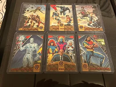 1994 Fleer Ultra X-Men Trading Chase Cards Gold/ Blue Team Full Set Of 6 • $150